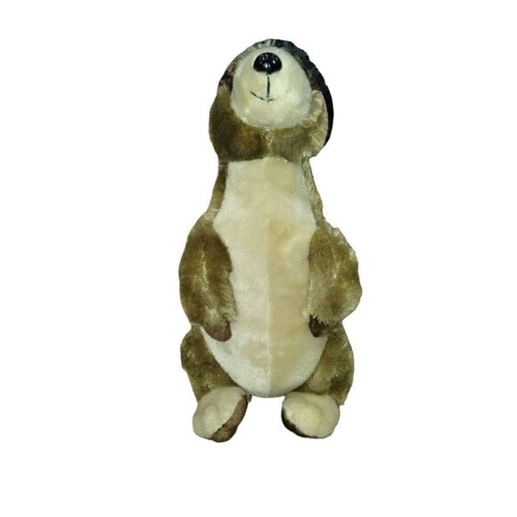 Adventure Planet Plush Animal Den Meerkat 10" Plushie Wildlife Toy - Picture 4 of 7